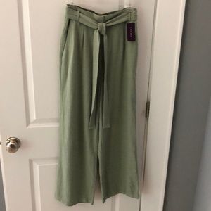 Lascana NEW. size 8 linen cotton palazzo pants. 26 inch inseam.
